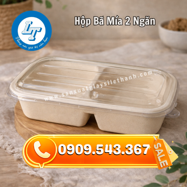 HỘP BÃ MÍA 2 NGĂN