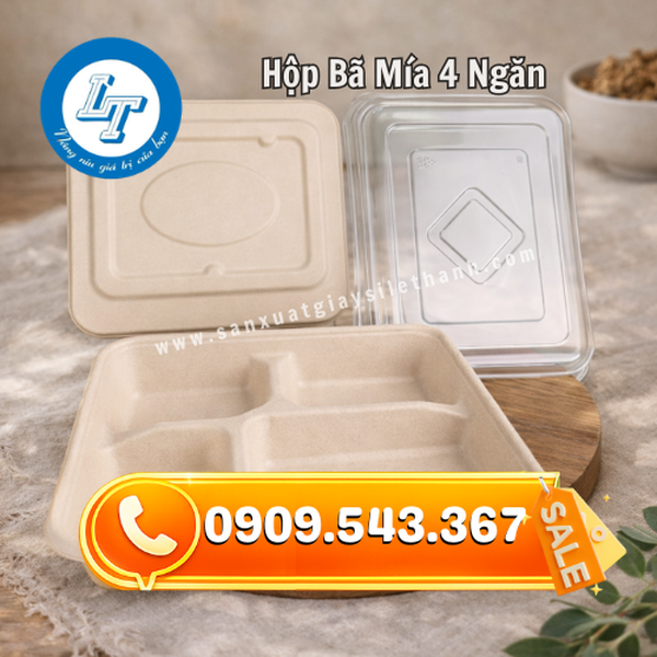 HỘP BÃ MÍA 4 NGĂN