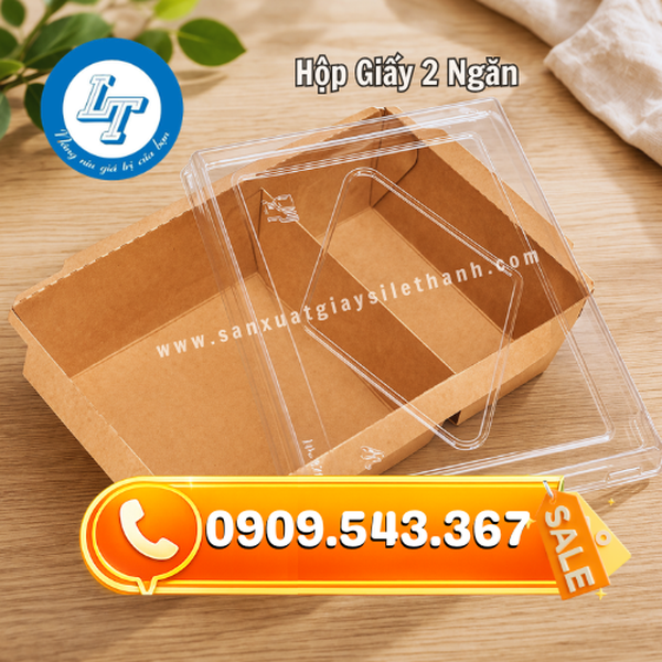 HỘP GIẤY 2 NGĂN