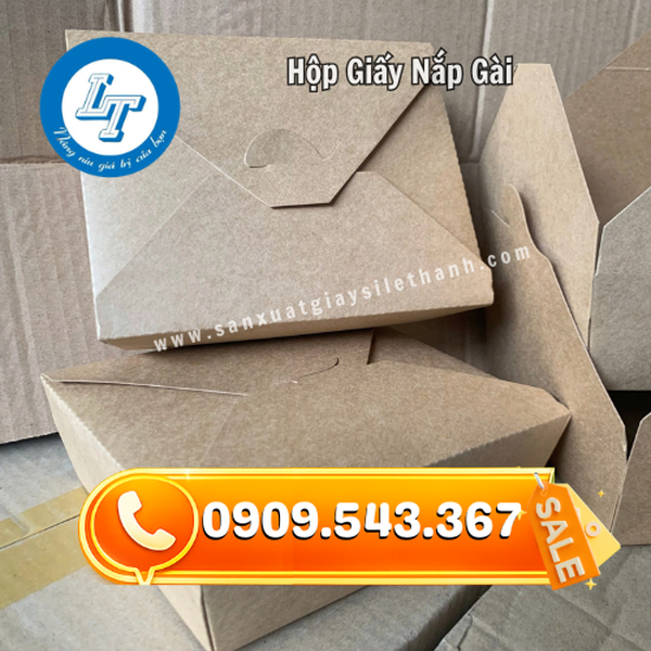 HỘP GIẤY NẮP GÀI