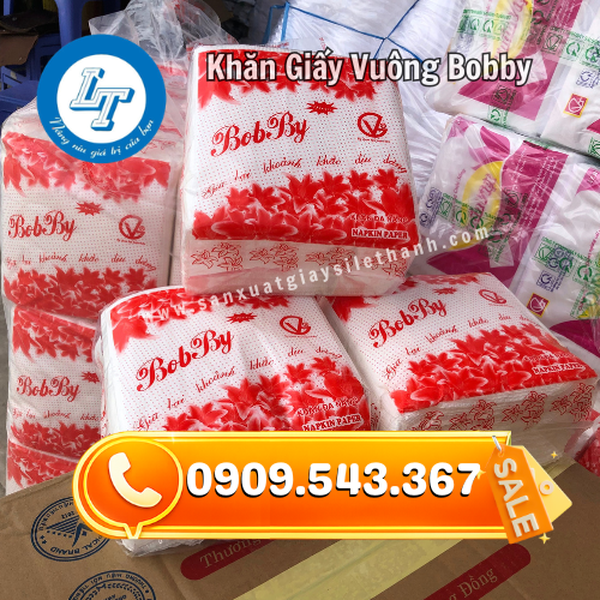 KHĂN GIẤY VUÔNG BOBBY
