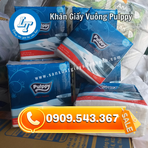 KHĂN GIẤY VUÔNG PULPPY