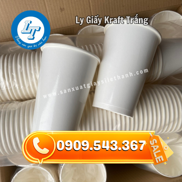 LY GIẤY KRAFT TRẮNG