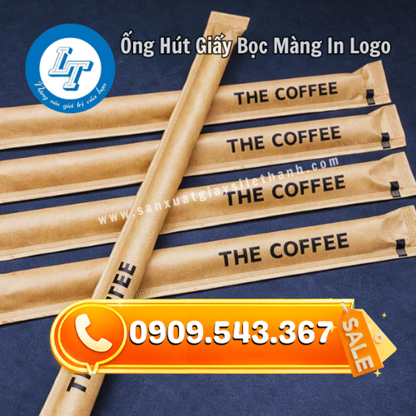 ỐNG HÚT GIẤY IN LOGO