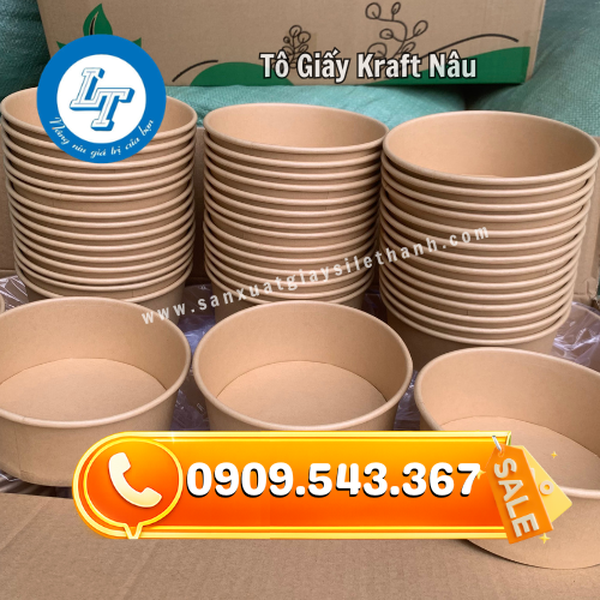 TÔ GIẤY KRAFT NÂU