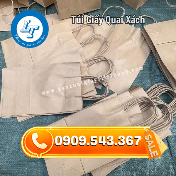 TÚI GIẤY KRAFT QUAI XÁCH