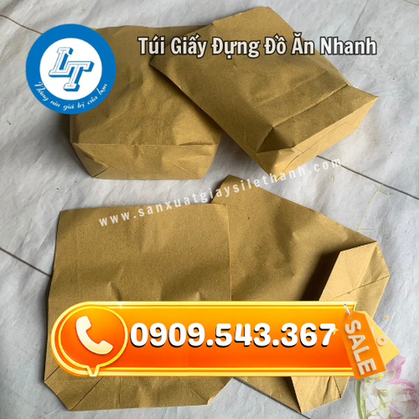 TÚI GIẤY ĐỰNG ĐỒ ĂN NHANH