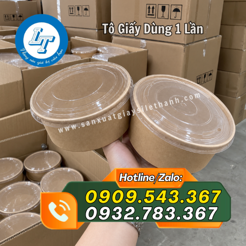 tô giấy kèm nắp pp nắp pet tô giấy kèm nắp pp nắp pet