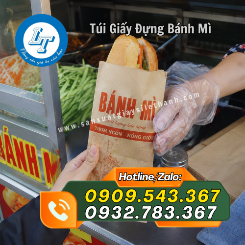 túi giấy đựng bánh mì hợp vệ sinh túi giấy đựng bánh mì hợp vệ sinh