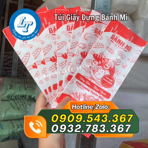 bán túi giấy đựng bánh mì in logo theo yêu cầu bán túi giấy đựng bánh mì in logo theo yêu cầu