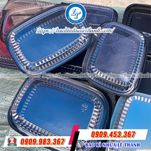 Hộp nhựa đế đen chất lượng cao Hộp nhựa đế đen chất lượng cao