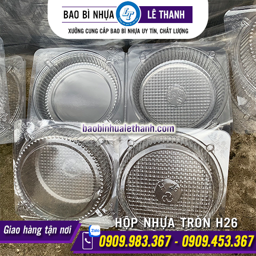 Hộp nhựa đựng bánh H26 giá rẻ
