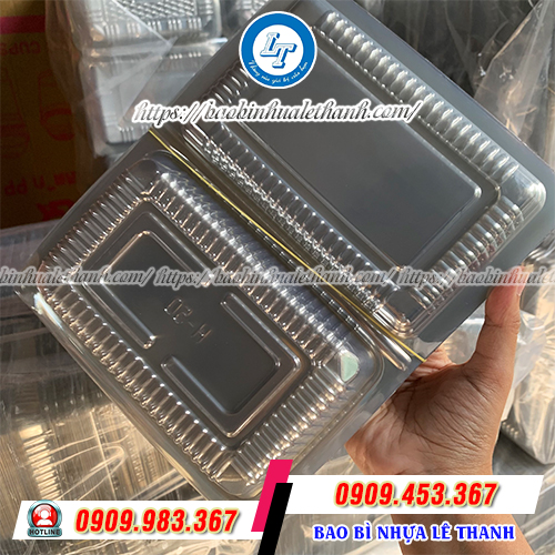 Hộp nhựa đựng bánh su kem trong suốt Hộp nhựa đựng bánh su kem trong suốt