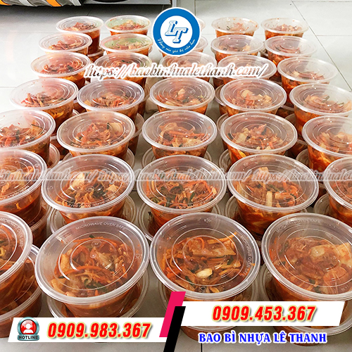 Hộp nhựa tròn đựng thực phẩm Hộp nhựa tròn đựng thực phẩm
