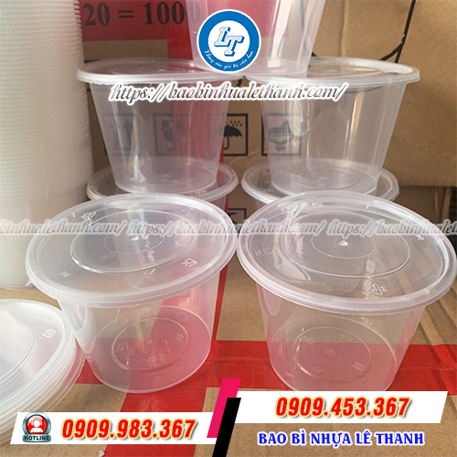 Hộp nhựa tròn trong Hộp nhựa tròn trong