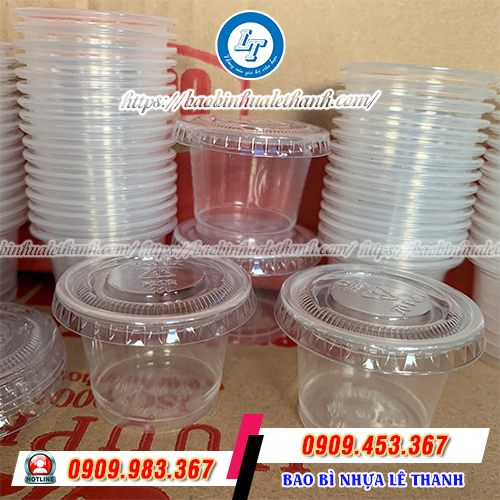 Hũ nhựa đựng sốt nắp rời nhỏ gọn Hũ nhựa đựng sốt nắp rời nhỏ gọn