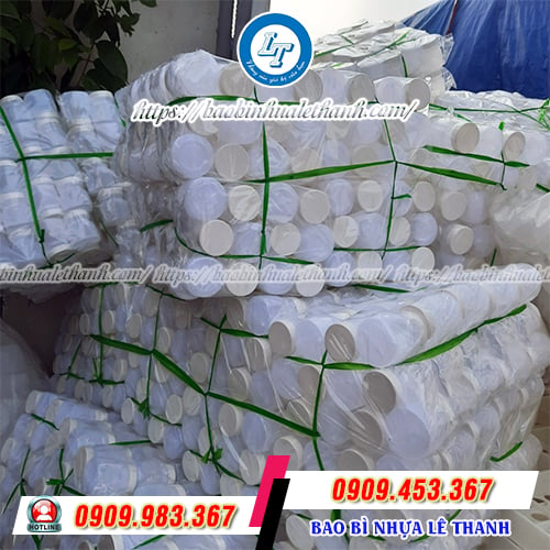 Hũ nhựa đựng sữa chua sẵn kho Hũ nhựa đựng sữa chua sẵn kho