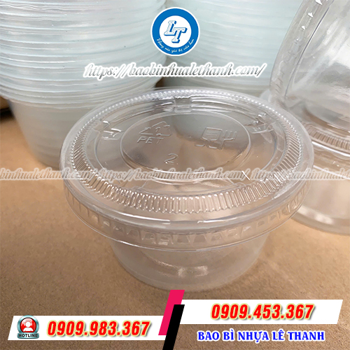 Hũ nước chấm 2oz nắp rời Hũ nước chấm 2oz nắp rời