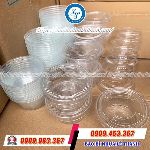 Hũ nước chấm 2oz trong suốt Hũ nước chấm 2oz trong suốt