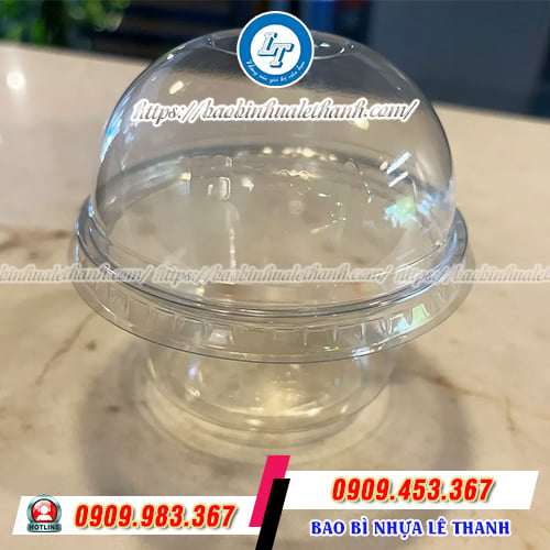 Ly nhựa đựng topping độ bền cao Ly nhựa đựng topping độ bền cao