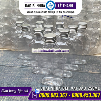 CHAI NHỰA DẸP VAI BẦU 250ML
