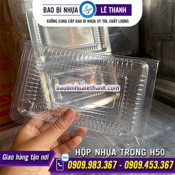 HỘP NHỰA ĐỰNG BÁNH H50