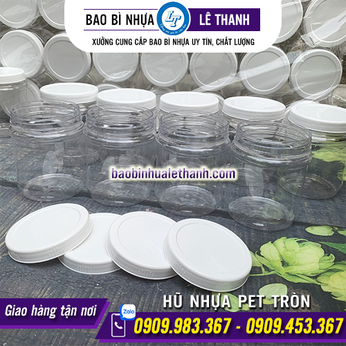 HŨ NHỰA PET TRÒN