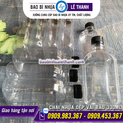CHAI NHỰA DẸP VAI BẦU 500ML