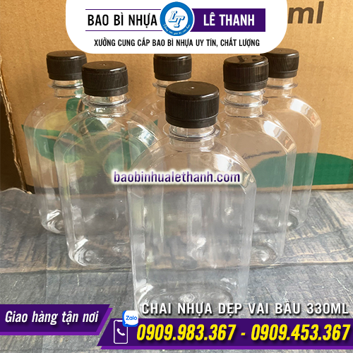 CHAI NHỰA DẸP VAI BẦU 500ML