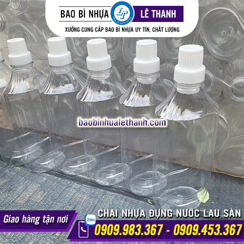 CHAI NHỰA PET ĐỰNG NƯỚC LAU SÀN