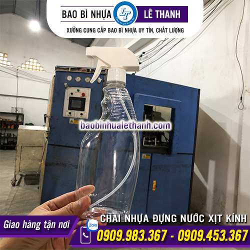 CHAI NHỰA PET ĐỰNG NƯỚC XỊT KÍNH