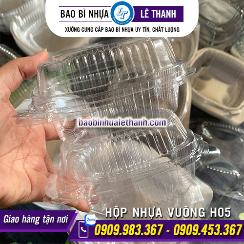 HỘP NHỰA ĐỰNG BÁNH H05