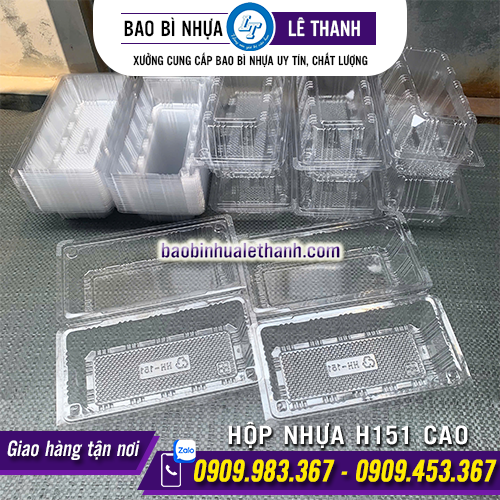 HỘP NHỰA ĐỰNG BÁNH H151 CAO