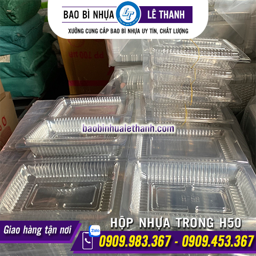 HỘP NHỰA ĐỰNG BÁNH H50