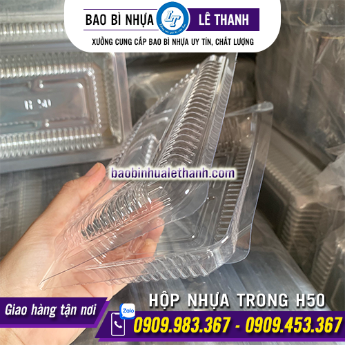 HỘP NHỰA ĐỰNG BÁNH H50