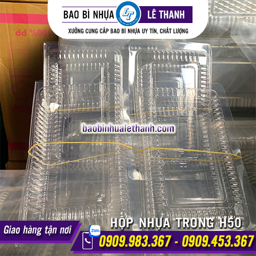 HỘP NHỰA ĐỰNG BÁNH H50