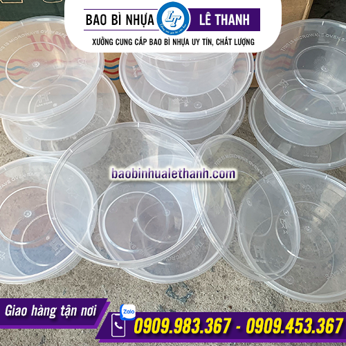 HỘP NHỰA TRÒN TRONG