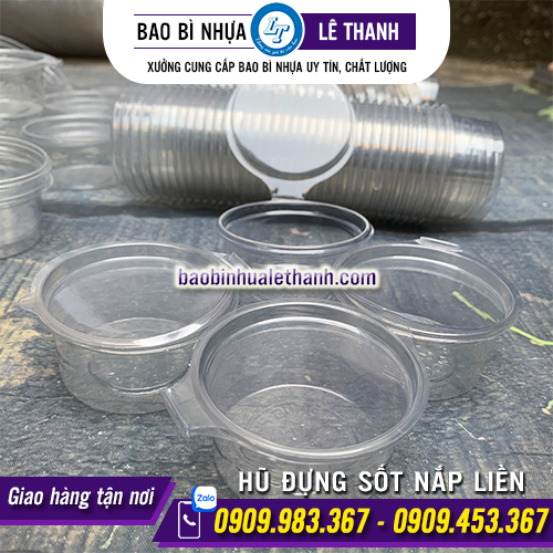 HŨ ĐỰNG SỐT NẮP LIỀN