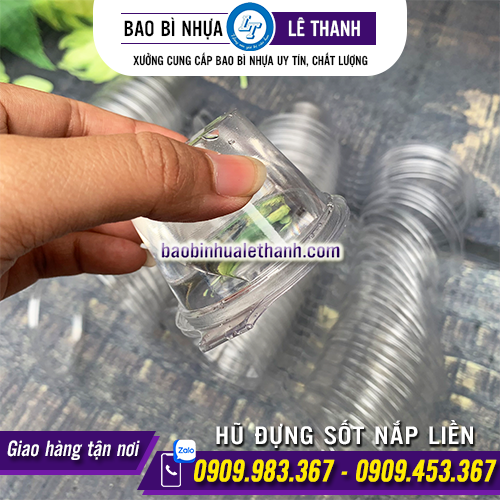 HŨ ĐỰNG SỐT NẮP LIỀN