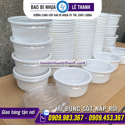 HŨ ĐỰNG SỐT NẮP RỜI