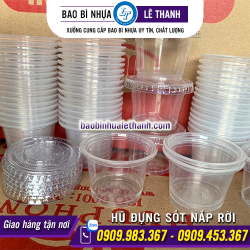 HŨ ĐỰNG SỐT NẮP RỜI