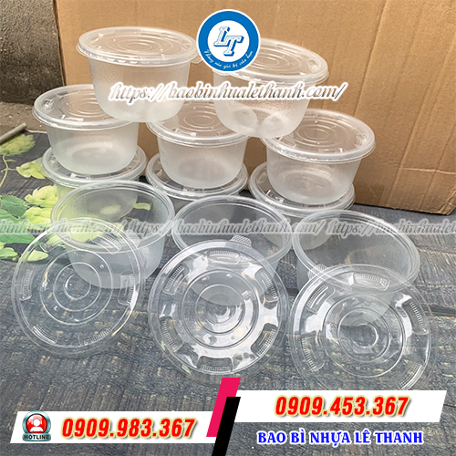 Tô nhựa trong có nắp Tô nhựa trong có nắp