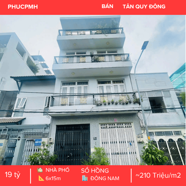 💎NHÀ PHỐ KDC TÂN QUY ĐÔNG – ĐỐI DIỆN CÔNG VIÊN – NGANG 6M CỰC HIẾM