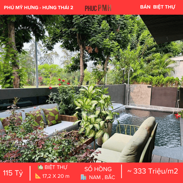 PHÚ MỸ HƯNG – BIỆT THỰ ĐƠN LẬP HƯNG THÁI 2 – NHÀ SIÊU ĐẸP – COMPOUND KHÉP KÍN – Ở NGAY