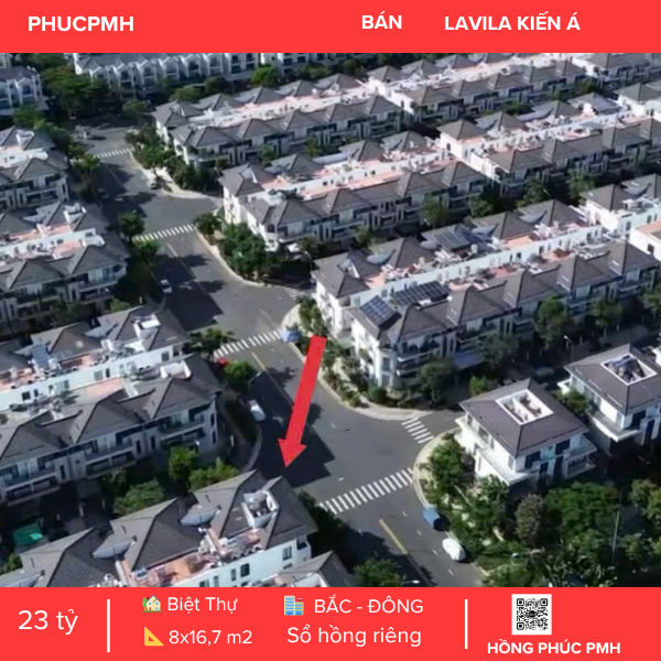 BÁN BIỆT THỰ GÓC 2 MẶT TIỀN LAVILA KIẾN Á QUẬN 7