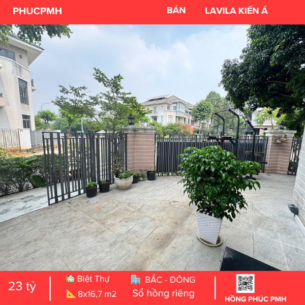 BÁN BIỆT THỰ GÓC 2 MẶT TIỀN LAVILA KIẾN Á QUẬN 7