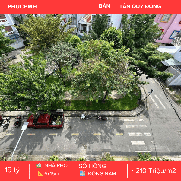 💎NHÀ PHỐ KDC TÂN QUY ĐÔNG – ĐỐI DIỆN CÔNG VIÊN – NGANG 6M CỰC HIẾM
