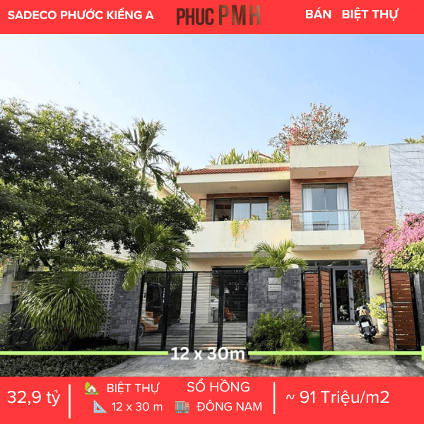 SIÊU BIỆT THỰ PHƯỚC KIỂN – DIỆN TÍCH KHỦNG 360M2 – CHIỀU NGANG 12M BỀ THẾ – GIÁ ĐẦU TƯ