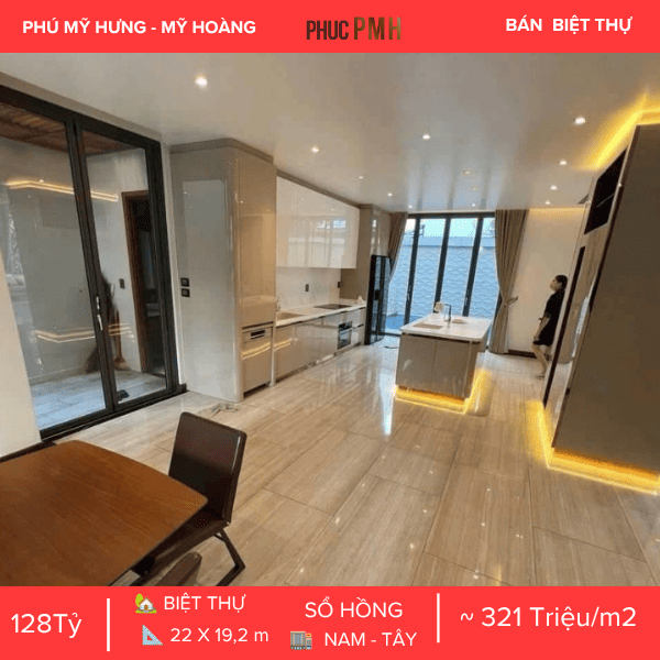 BIỆT THỰ ĐƠN LẬP CÓ HỒ BƠI TRUNG TÂM PHÚ MỸ HƯNG, DIỆN TÍCH 420M², CĂN GÓC 2 MẶT TIỀN, ĐANG CÓ DÒNG TIỀN 140 TRIỆU/THÁNG