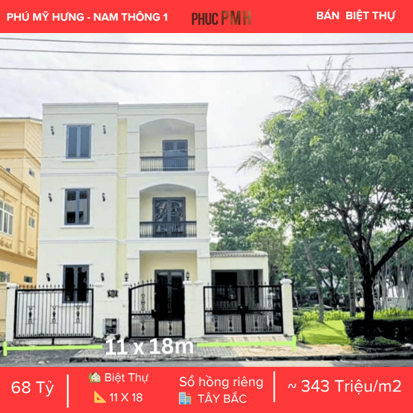  SIÊU PHẨM BIỆT THỰ ĐƠN LẬP GÓC CÔNG VIÊN NAM THÔNG 1 – KHÔNG GIAN XANH THUẦN KHIẾT